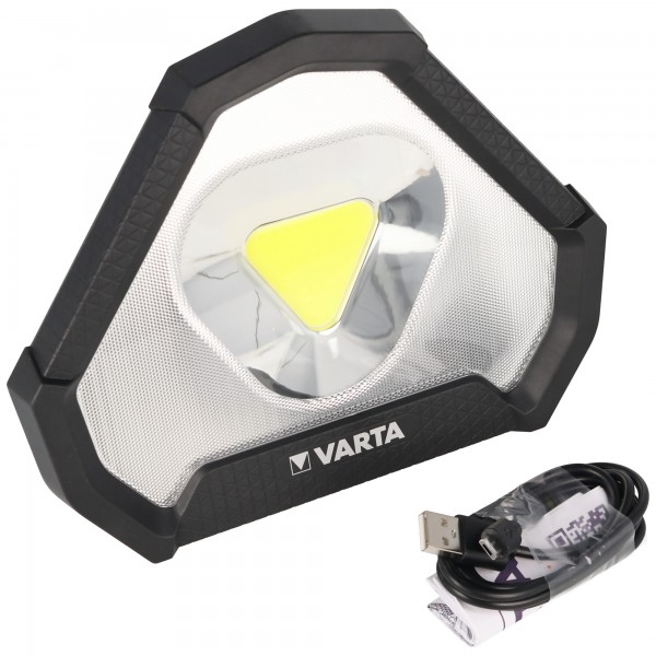 Varta Work Flex Stadium Light avec batterie et câble de charge