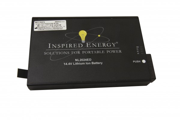Batterie Li Ion compatible avec le moniteur BK Medical Flex Focus 400