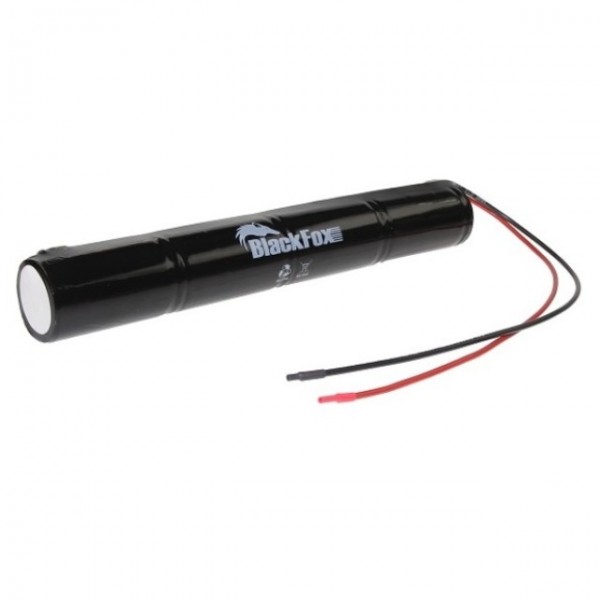 Batterie éclairage de secours L1x4 BlackFox BF-1600SCHT avec câble 10cm avec câble ouvert 4,8V, 1600mAh
