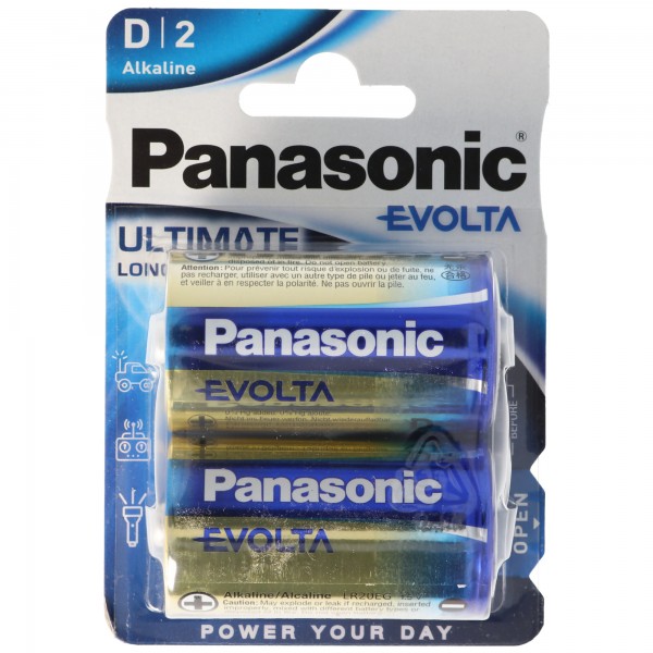 Panasonic EVOIA batterie les nouvelles piles alcalines Mono / D