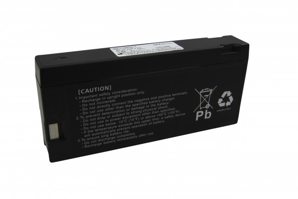 Batterie au plomb adaptable sur Dräger Monitor Infinity Gamma, Gamma XL