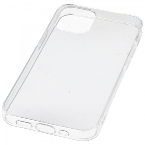 Coque adaptée pour Apple iPhone 12 5,4 pouces - coque de protection transparente, coussin d'air anti-jaune, protection antichute, coque en silicone pour téléphone portable, coque en TPU robuste