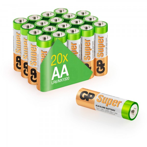 Lot de 4 Piles GP Batterie Super Alcaline 1.5V type AAA/LR03