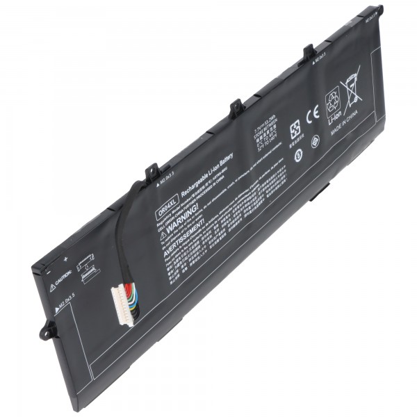 Batterie adaptée pour HP EliteBook x360 830 G5 / G6, Li-Polymer, 7.7V, 6900mAh, 53Wh