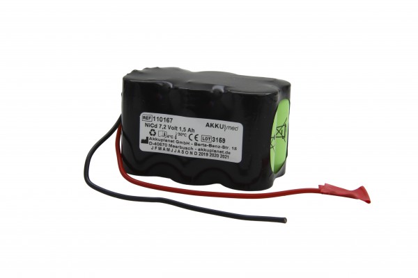 Batterie NC adaptable sur International Technidyne Corp. Hemochron 401 conforme CE