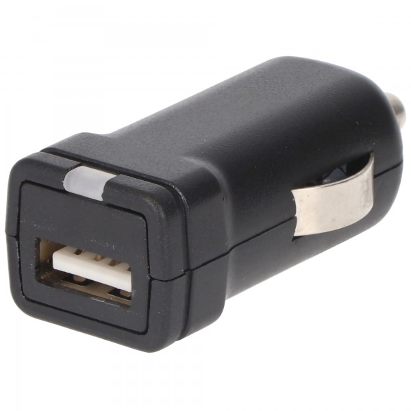 Adaptateur chargeur de voiture AccuCell USB - 2.4A avec Auto-ID - noir