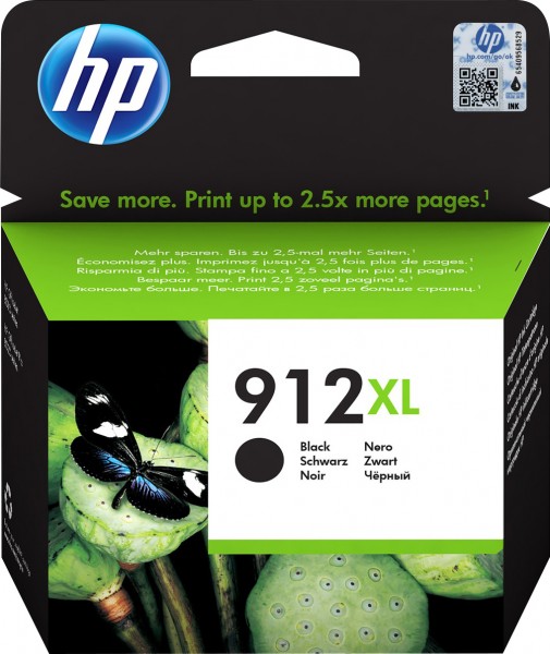 Cartouche d'encre HP NR.912XL/3YL84AE noire