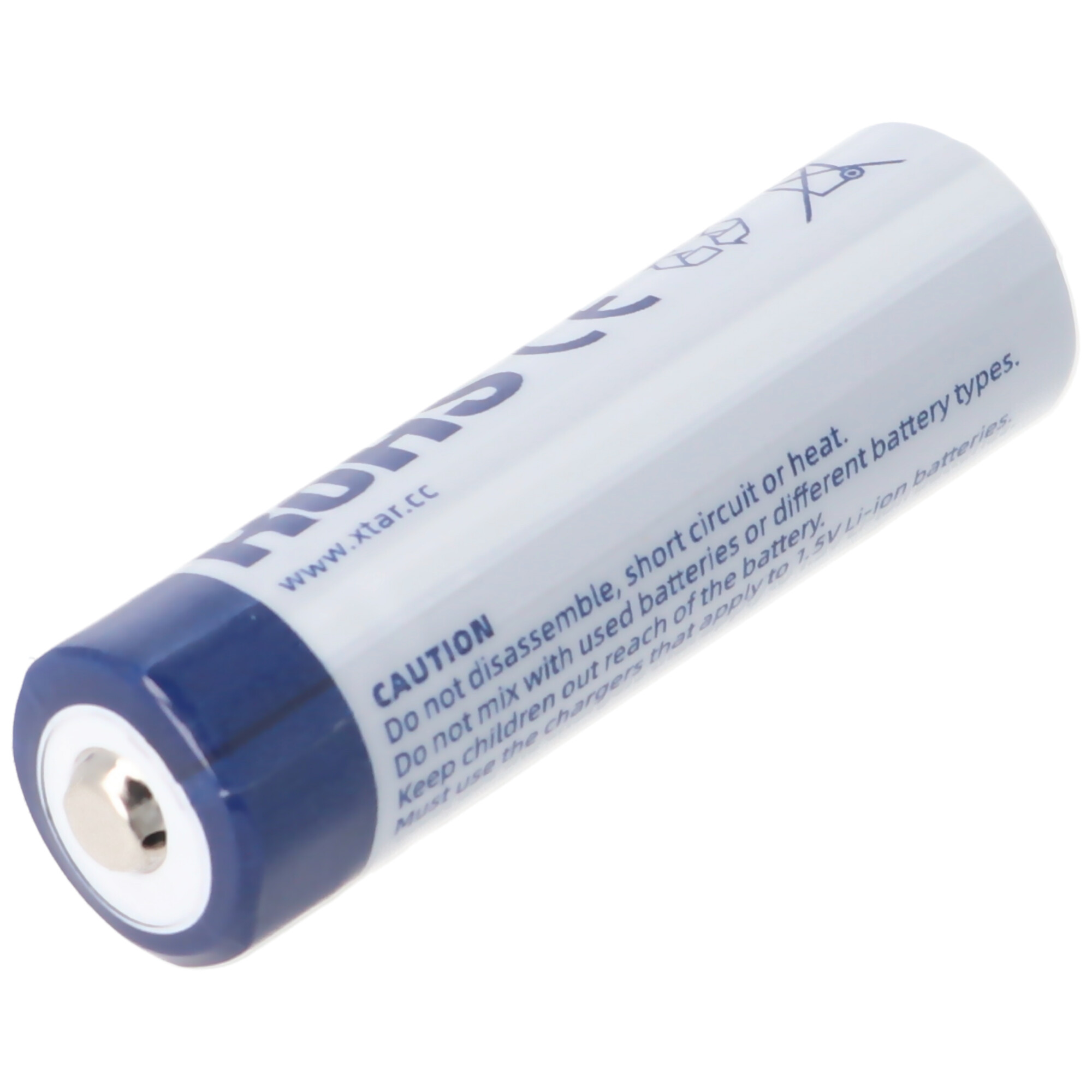 Batterie au lithium-ion AA 1.5V 3300mWh généralement 2000mAh rechargeable  uniquement avec un chargeur spécial, Li-ion 14500, Batteries par taille, Batteries