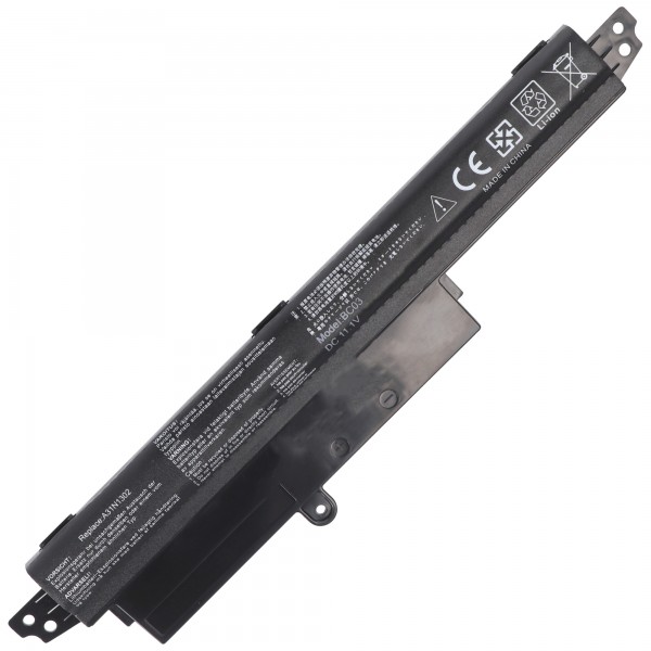 Batterie compatible pour la batterie ASUS VivoBook X200CA 0B110-00240100E, 1566-6868, A31LM9H, A31LMH2, A31N1302