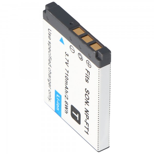 AccuCell batterie adaptéee pour Sony NP-FT1, DSC-L1, DSC-M1, DSC-T1