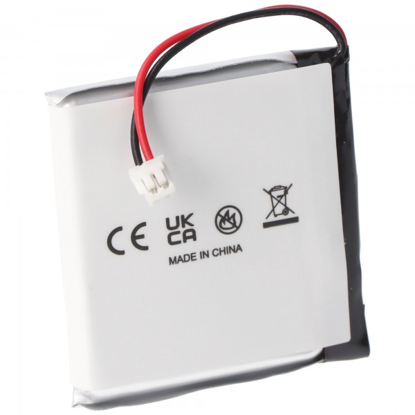 Batterie Li-polymère - 1000mAh (3.7V) - pour casque sans fil, casques tels que Sony 1588-0911, LIS1662HNPC, SM-03, SP 624038