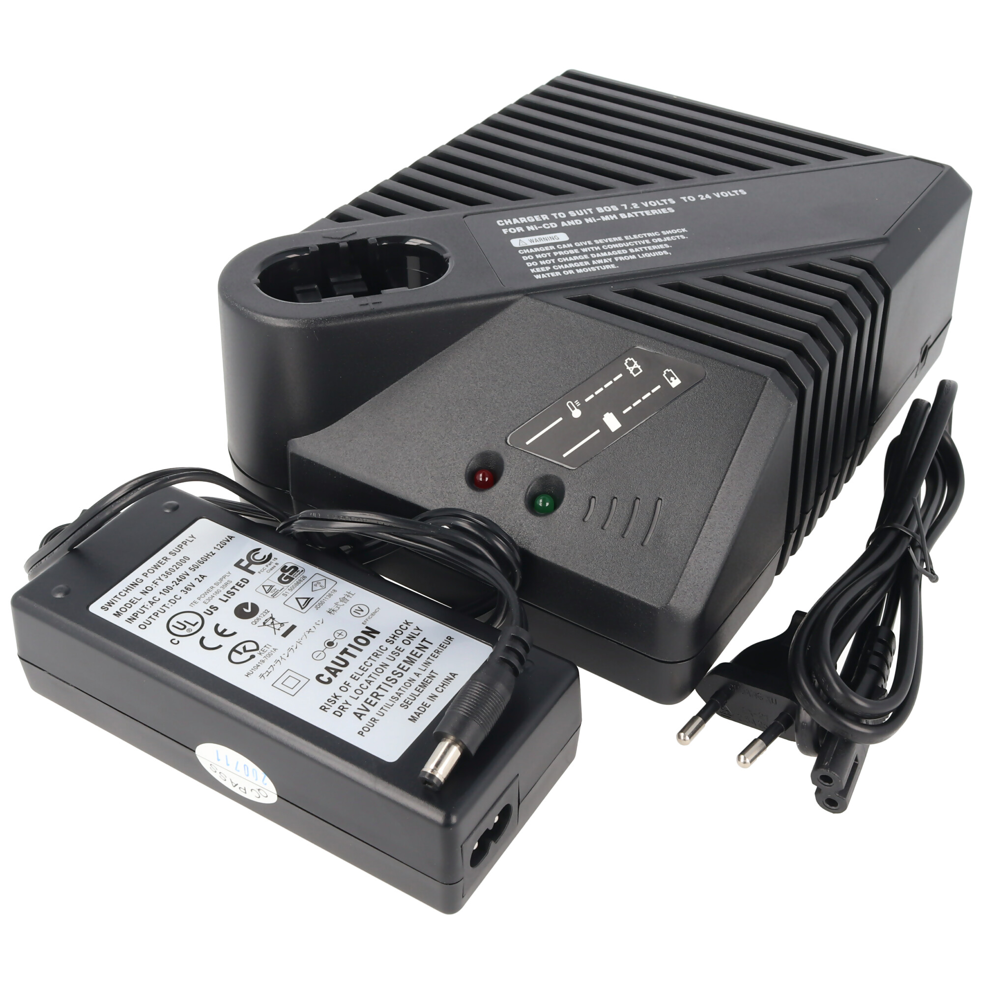 Pack Extérieur Bosch Professional GRL 500H LR50, 4 batteries, chargeur avec adaptateur, BT 170, GR 240 