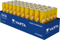 Piles alcalines Varta, Micro, AAA, LR03, 1,5 V longue durée, plateau (paquet de 40)