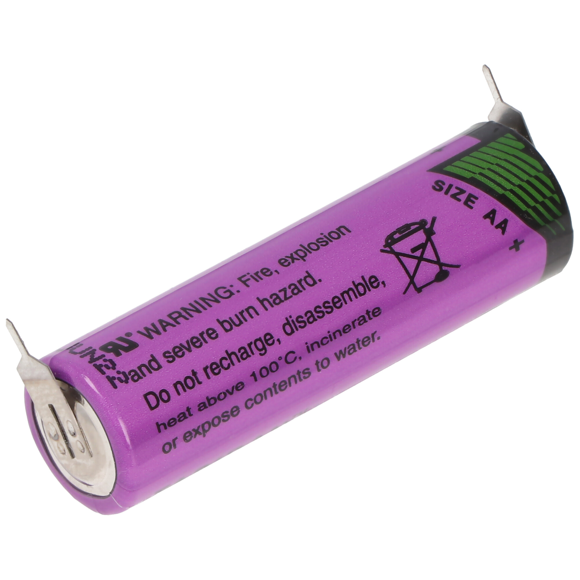 Batterie au lithium-ion AA 1.5V 3300mWh généralement 2000mAh