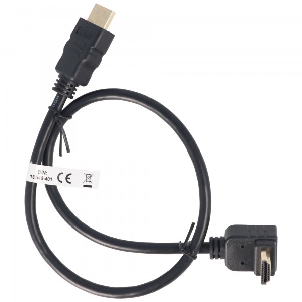 Câble HDMI ™ haute vitesse avec connecteur 90 °, câble HDMI avec Ethernet
