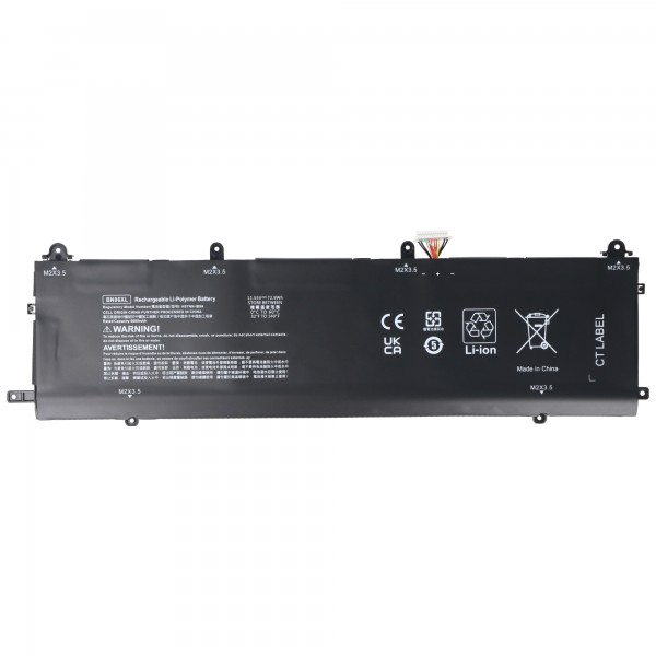 Batterie pour HP Spectre x360 Covertible 15-EB0005Ni, Li-Polymère, 11,55V, 6310mAh, 72,9Wh