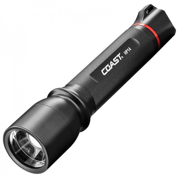 COAST HP14 la lampe de poche à DEL à focalisation réglable avec Slide Focus et 4 piles incluses