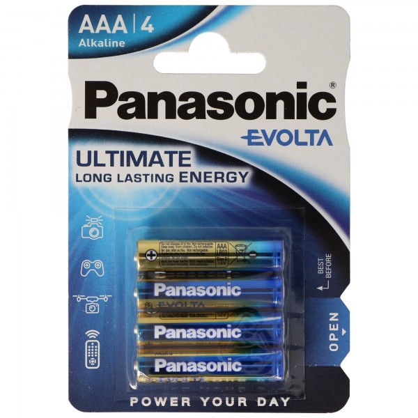 Panasonic EVOIA batterie les nouvelles piles alcalines Micro / AAA