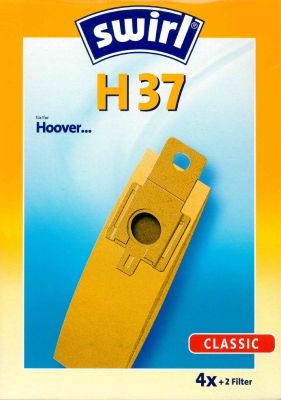 Sac d'aspirateur Swirl H37 Classic en papier spécial pour aspirateurs Hoover
