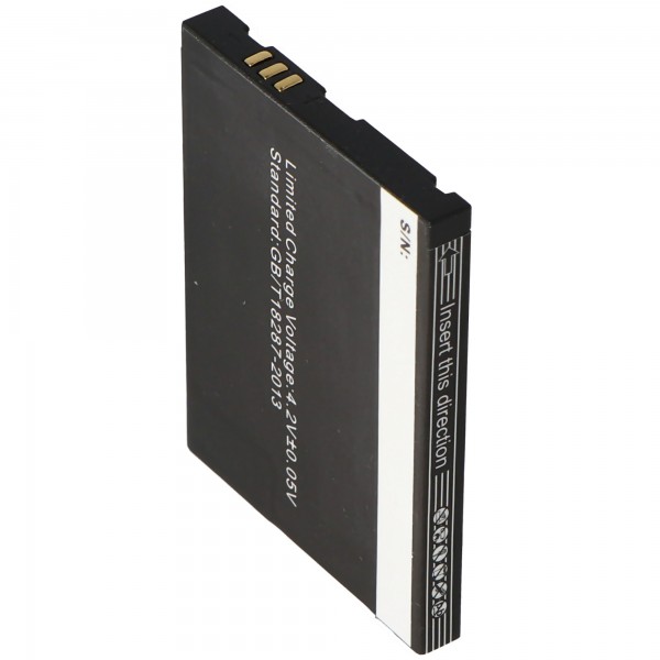 Batterie compatible pour Emporia AK-F200, Emporia Flip Telme F210 3,7 Volt 1100mAh