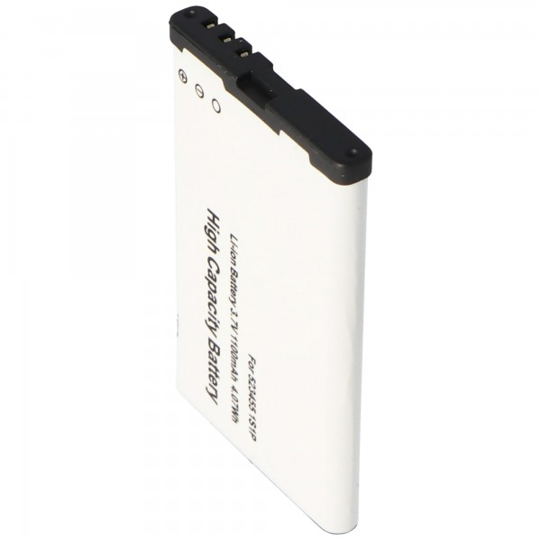 Batterie compatible avec BeaFon S200, S210, 523455 1S1P 3.7 Volt 1100mAh