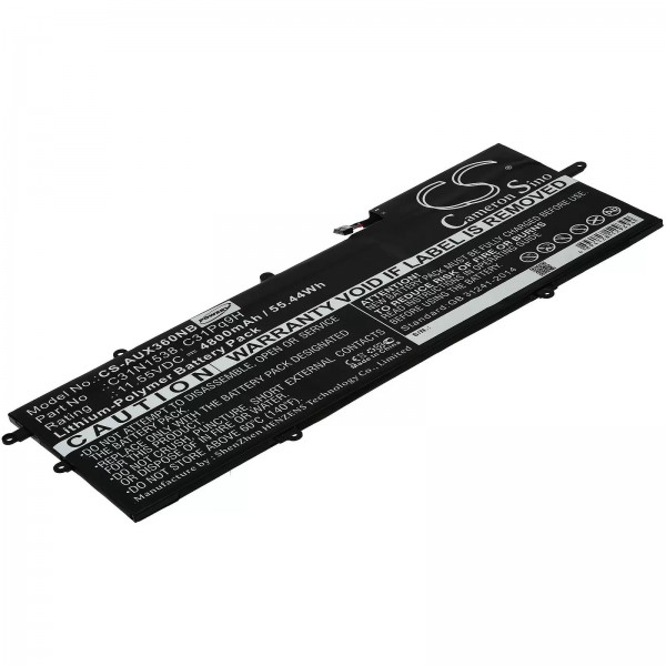 Batterie pour ordinateur portable Asus ZenBook Flip UX360 / UX360UA / Type C31N1538 - 11.55V - 4800 mAh
