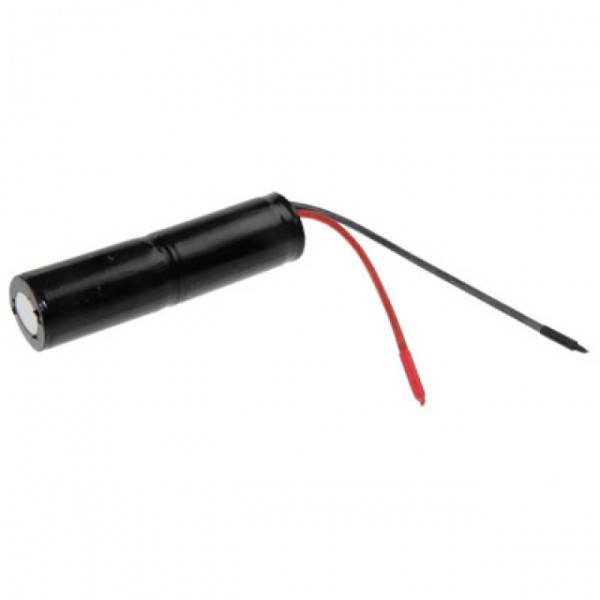 Batterie éclairage de secours L1x2 Saft VNT CS avec câble 10cm à brin ouvert 2.4V, 1600mAh