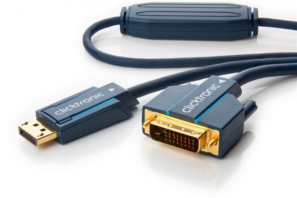 Câble adaptateur DisplayPort / DVI Adaptateur vidéo entre DisplayPort et DVI-D