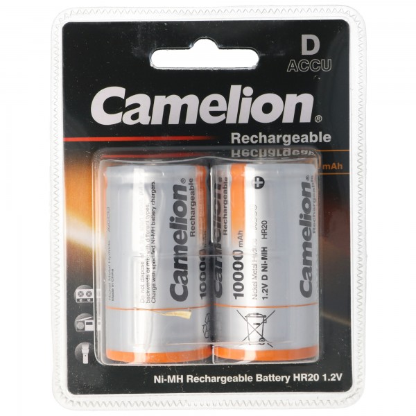 Batterie NiMH Mono D LR20 1,2 volt avec max. Capacité de 10000mAh, Mono D  LR20, Batteries par taille, Batteries