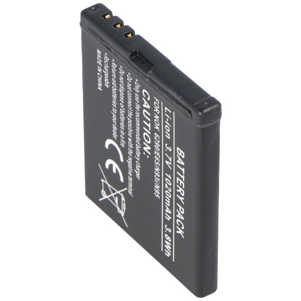 Batterie AccuCell adaptable sur Nokia 6210 Navigator 6710, BL-5F