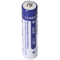 Batterie lithium-ion AAA 1.5V 1100mWh typiquement 700mAh rechargeable uniquement avec un chargeur spécial