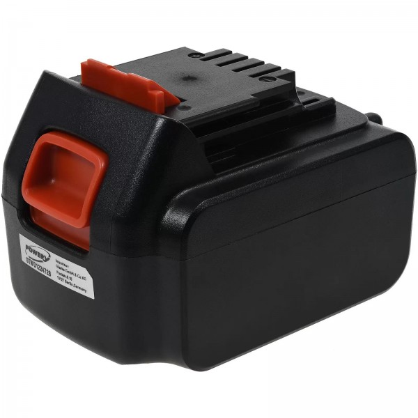 Batterie d'alimentation adaptée à la perceuse sans fil Black & Decker ASL146, type BL1314, batterie lithium-ion 14.4 volts 4000mAh