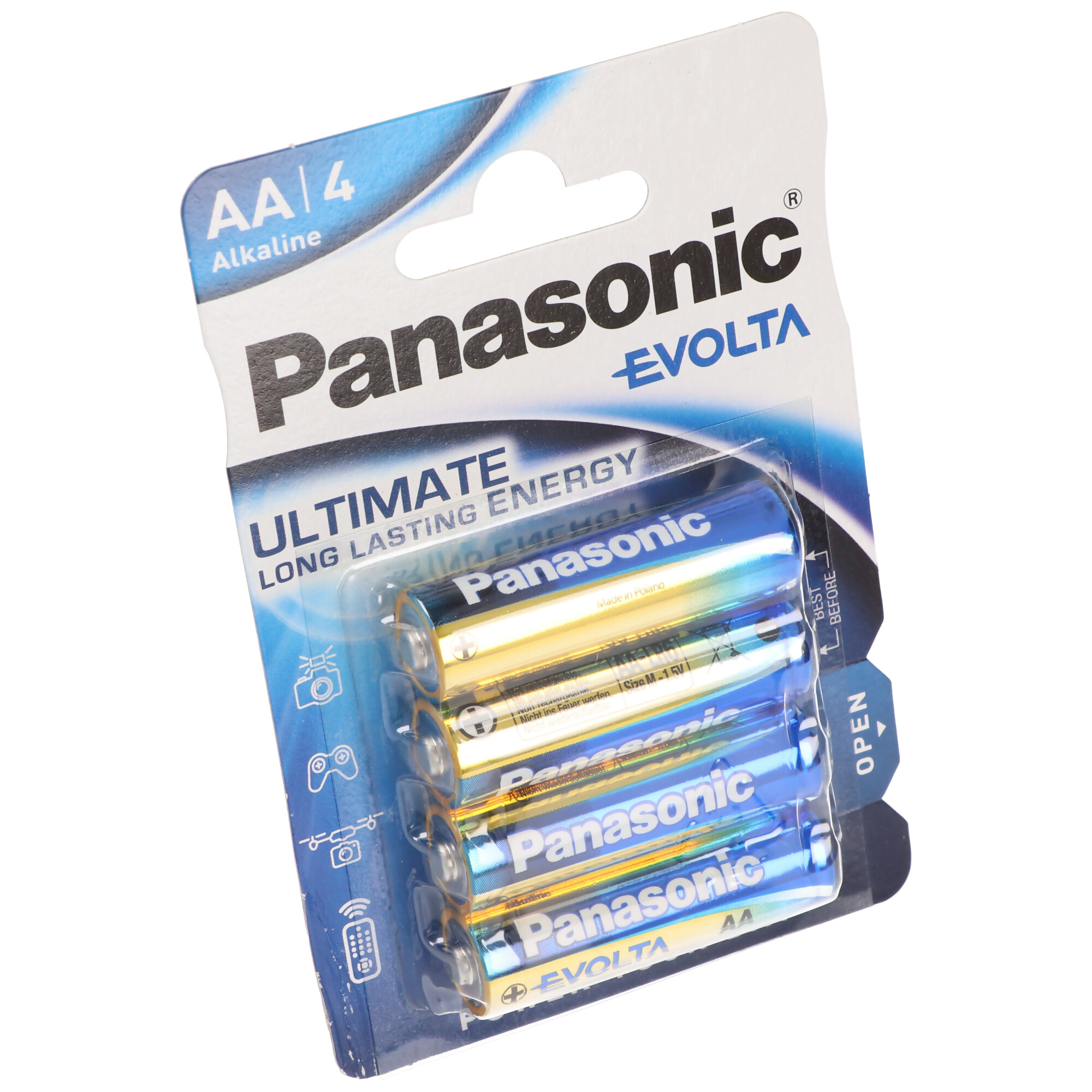 PANASONIC - Piles LR06 AA Pro Power 6+4 gratuites - Lot de 10