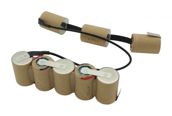 Batterie pour aspirateur à main NiMH 9.6V 2000mAh convient pour AEG AG813, CT96, aspirateur à main 9.6V