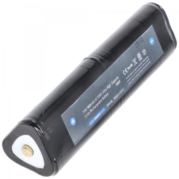 Batterie Li-ion adaptée uniquement à la lampe pour homme Sila L11600 7,4 volts max. 7800mAh