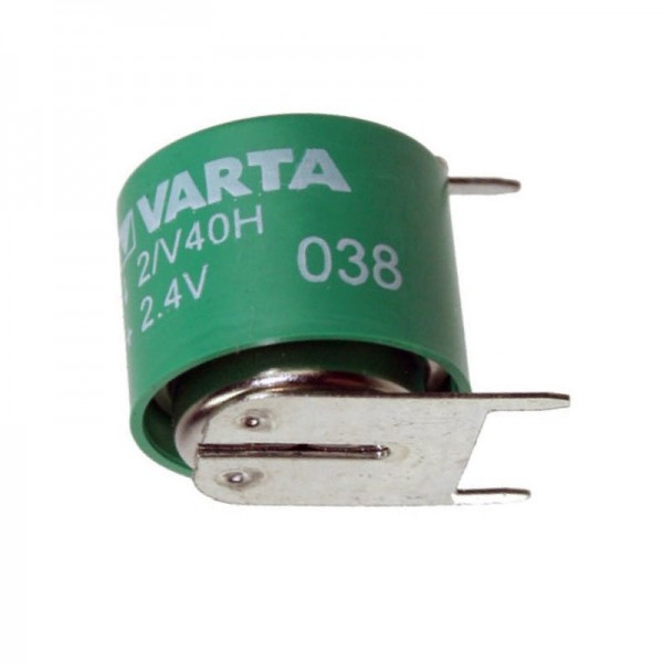 Varta 2 / V40H NiMH rechargeable Batterie rechargeable avec des contacts à 3 broches