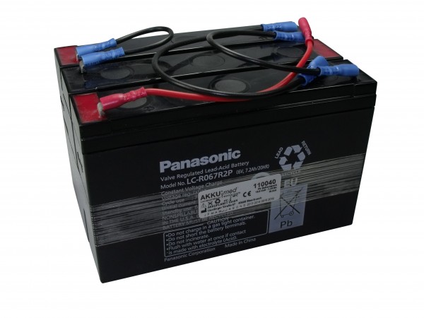 Batterie au plomb adaptable sur Hewlett Packard Pagewriter M1700A-XLI / M1701A-XL
