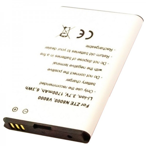 Batterie adaptée pour le ZTE Li3719T42P3h644161 Batterie ZTE MF80, Nova 4.0, N8000, V8000