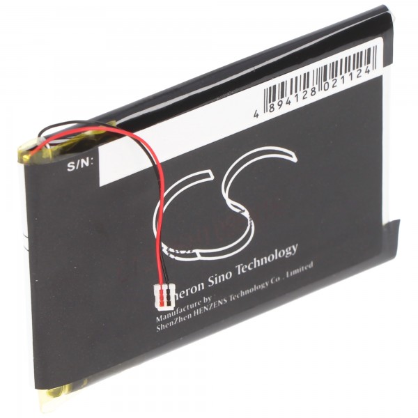 Batterie Li-polymère - 750mAh (3.7V) - pour lecteurs MP3, lecteurs de musique tels que Sony 1-756-763-11, 7Y19A60823, LIS1401