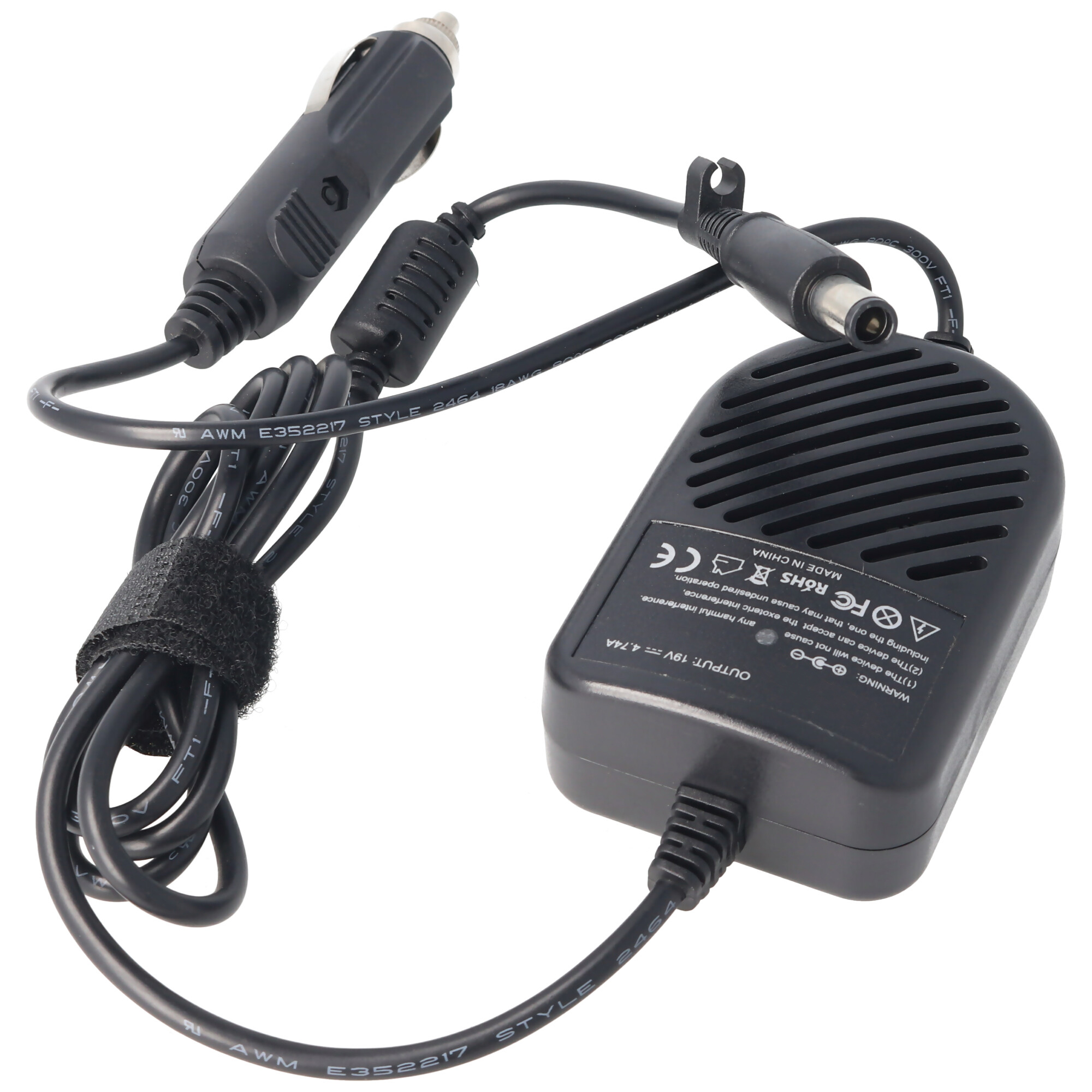 Câble de charge de voiture 12V adapté pour ordinateur portable HP Compaq  19V 4.74A 7.4mm x 5.0mm, voir liste, Adaptateurs pour ordinateur portable  12 volts, Alimentations usb & adapteurs
