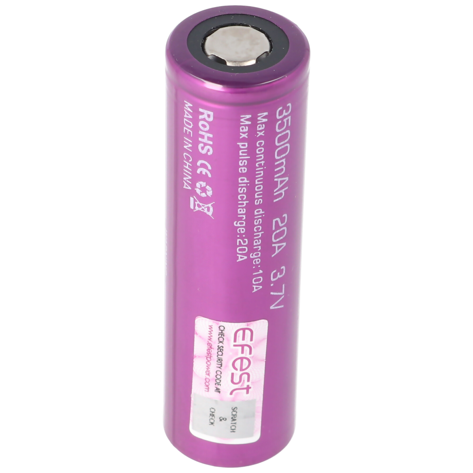 Batterie/Pile 18650 3.6V 3500 mAh