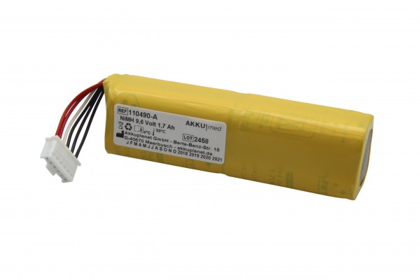 Batterie NiMH adaptable sur Fukuda Denshi ECG CardiMax FX-7202