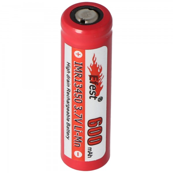 Efest IMR 13450 Batterie Li-ion 3,7V - 3.7V - 3.7V (pôle plus à plat)