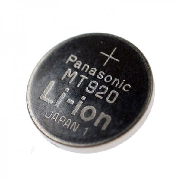 Panasonic MT920 batterie, batterie à condensateur GC920 0.33F, veuillez noter les dimensions 9.3 x 2.1mm, sans étiquette de soudure