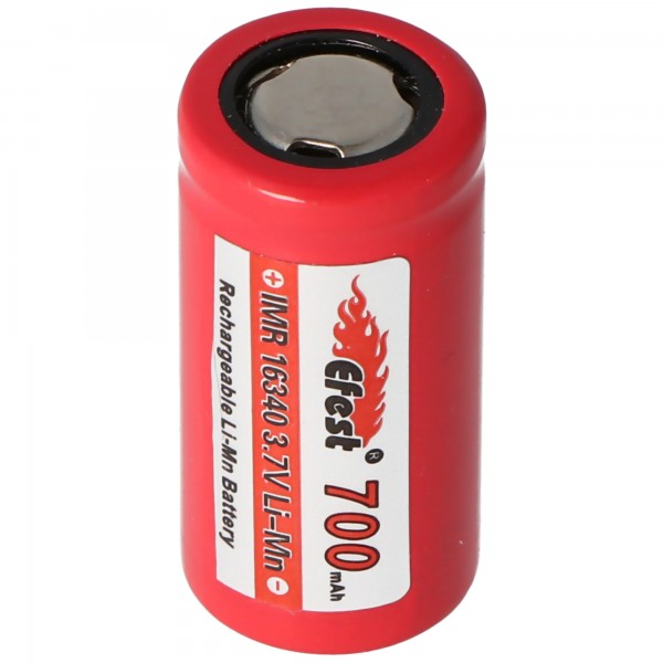 Efest IMR16340 V1 - Batterie Li-ion 700mAh 3,7V (pôle positif plat)