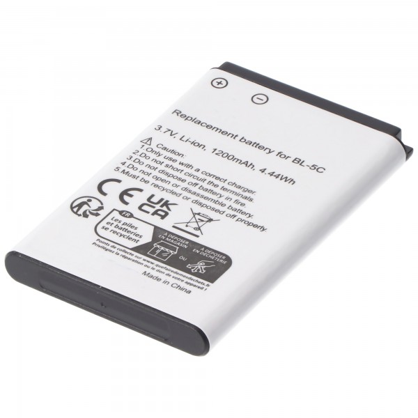 AccuCell batterie adaptée pour SiRF III Haute Sensibilité Bluetooth