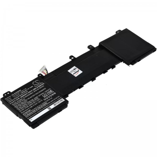 Batterie pour ordinateur portable Asus ZenBook Pro 15 UX580GE-E2032T / Type C42N1728 - 15.4V - 4400 mAh