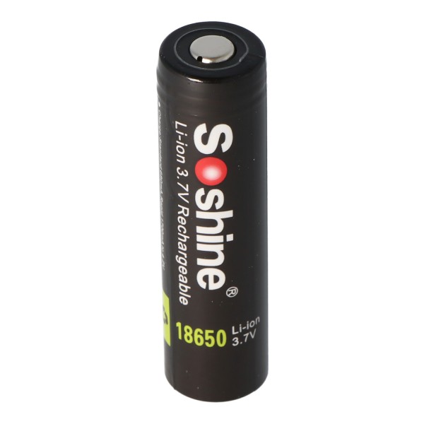 Soshine 18650 3400mAh 3.6V - Carte de batterie Li-ion de 3,7 V protégée