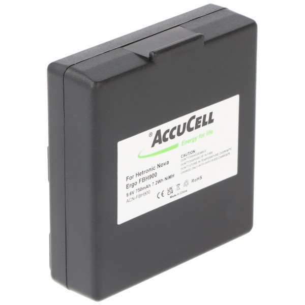 Batterie compatible avec Hetronic Nova Ergo batterie FBH900, 68300520, 68300520