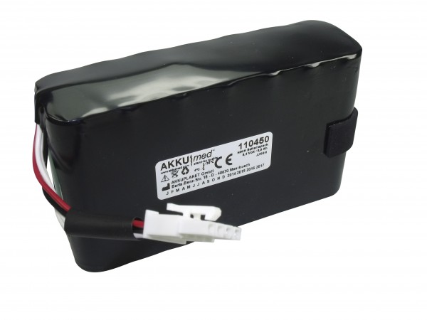 Batterie NiMH pour moniteur GE Marquette Dash 2500 type 2023227-001 8,4 volts 8,0 Ah conforme CE